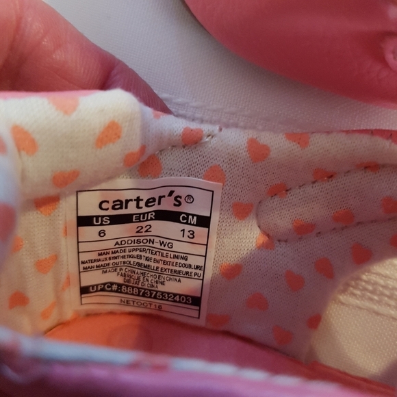 Carter's girls size 6 Addison sandals New - Picture 3 of 6